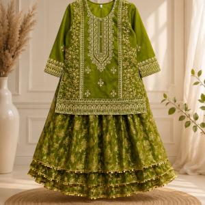EMBROIDERED PREMIUM SHARARA